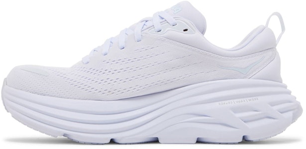 (W) HOKA Bondi 8 '白色' 运动鞋 1127952-WWH Lookbook (W) HOKA Bondi 8 '白色' 运动鞋 1127952-WWH