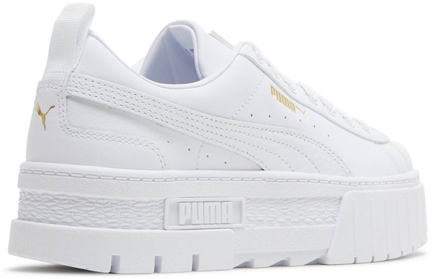 Puma basket sales platform trace white