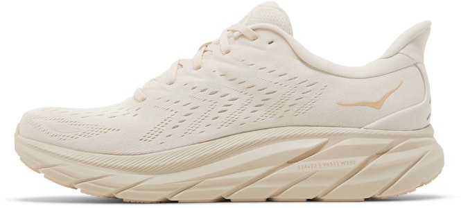 HOKA Clifton 8 'Eggnog Shifting Sand' Sepatu Lari Pria/Wanita 1119393-ESSN Lookbook HOKA Clifton 8 'Eggnog Shifting Sand' Sepatu Lari Pria/Wanita 1119393-ESSN