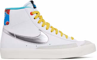 (Grade School) Nike Blazer Mid 'White Silver Floral' DQ7773-100 (Grade School) Nike Blazer Mid 'White Silver Floral' DQ7773-100