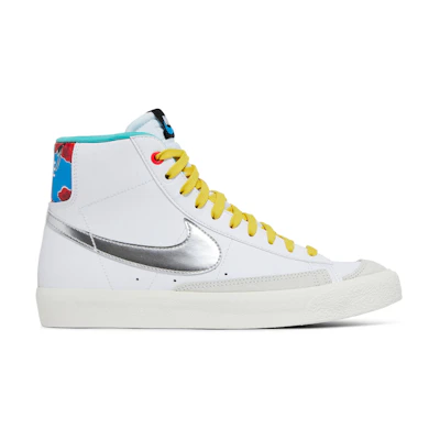 (GS) Nike Blazer Mid 'White Silver Floral'