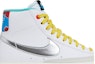 Order (小童款) 耐克 Blazer Mid '白银花卉' DQ7773-100