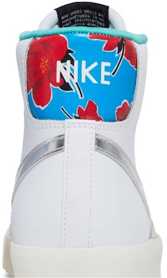 (학년) 나이키 블레이저 미드 '화이트 실버 플로럴' DQ7773-100 DQ7773-100 Sizing (학년) 나이키 블레이저 미드 '화이트 실버 플로럴' DQ7773-100 DQ7773-100