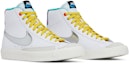 Cheap (小童款) 耐克 Blazer Mid '白银花卉' DQ7773-100