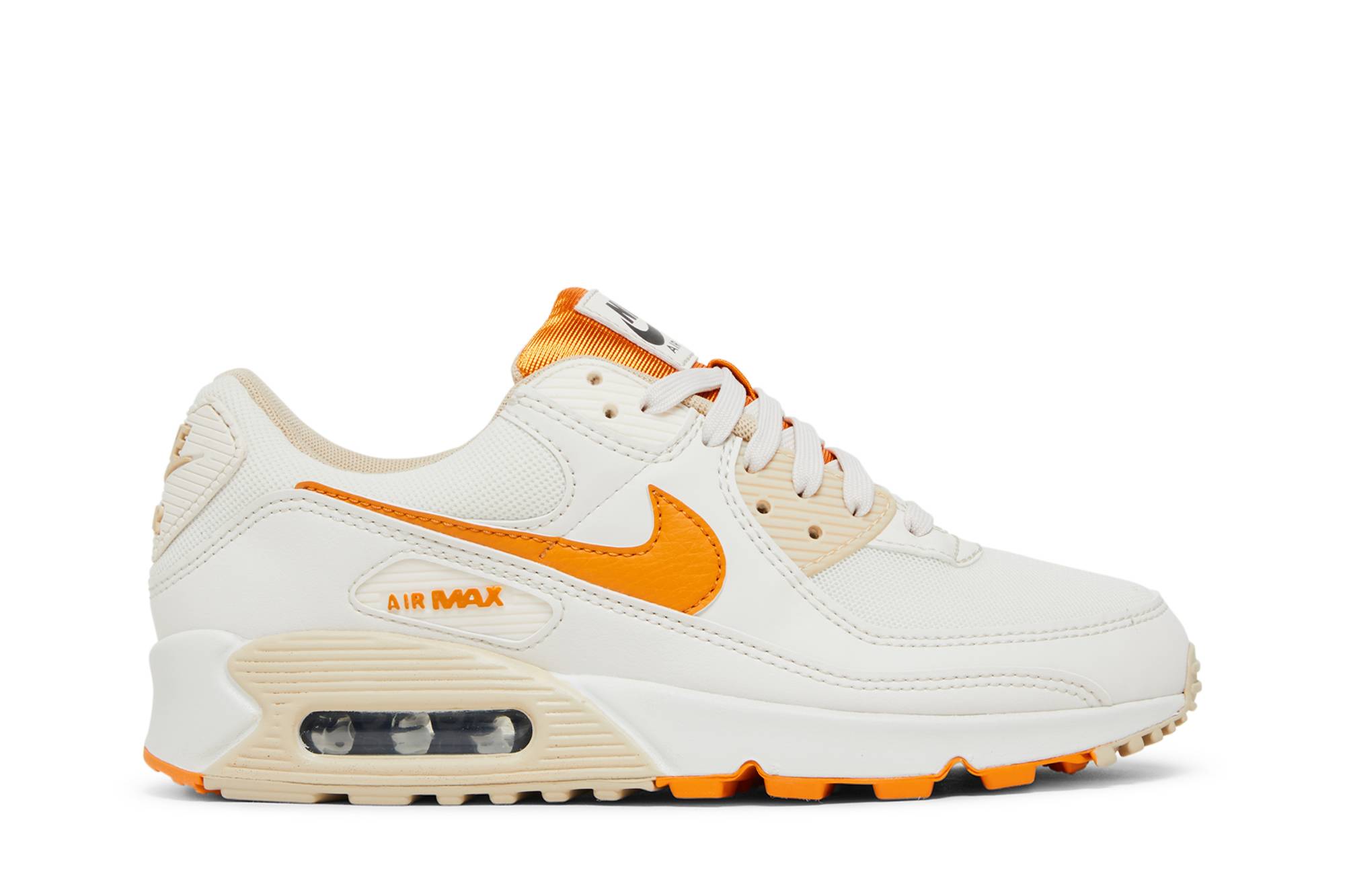 Buy (W) 耐克 Air Max 90 '白橙' DQ8593-001