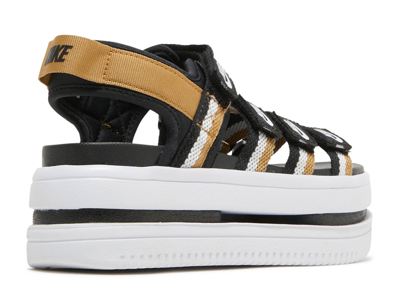 Lookbook (W) 나이키 아이콘 클래식 샌들 '블랙 메탈릭 골드' DH0224-002