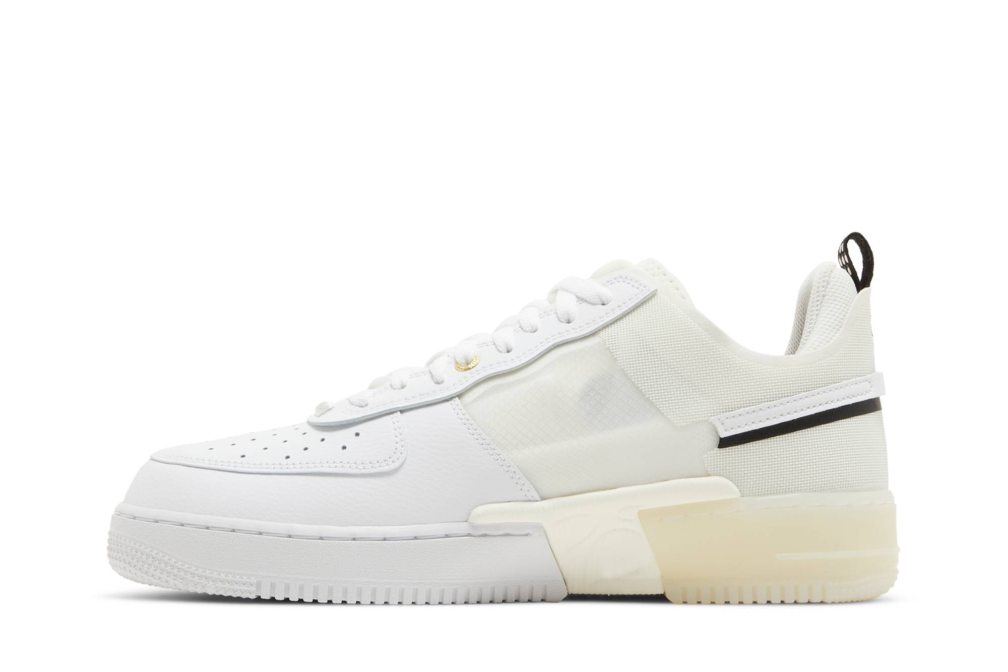 Lookbook Nike Air Force 1 Low React '白色/米白/黑色' DQ7669-100