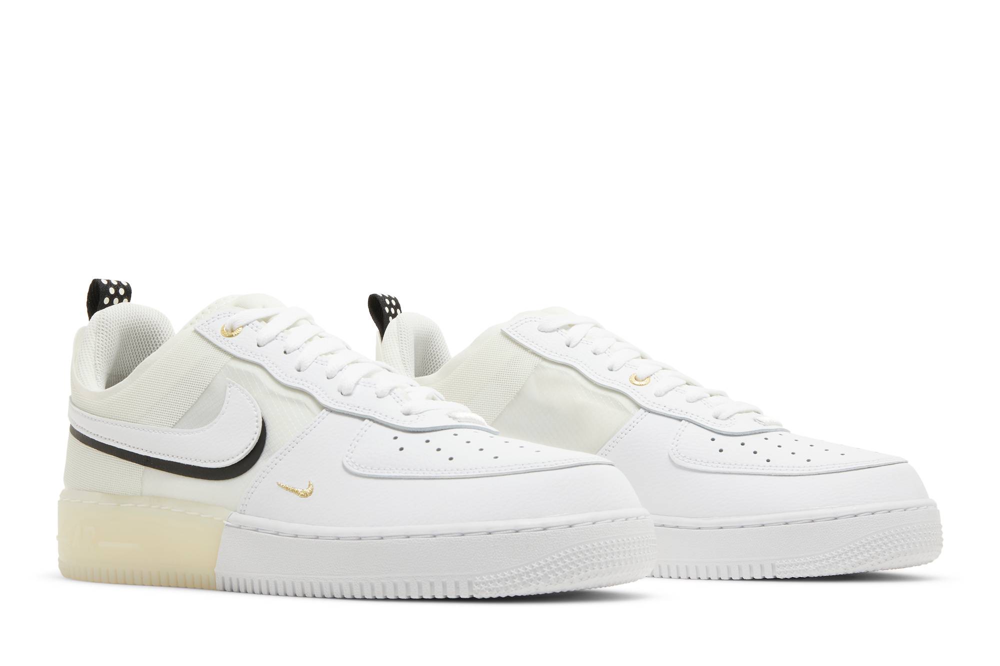 Cheap Nike Air Force 1 Low React '白色/米白/黑色' DQ7669-100