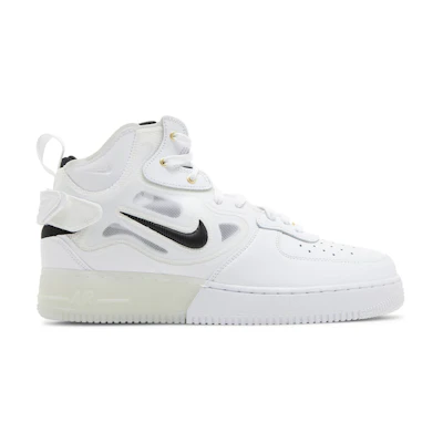 Nike Air Force 1 Mid React 'White Black'