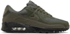 Nike Air Max 90 'Olive Reflective' Lelaki/Kasut Wanita Hijau Mendatar DZ4504-300