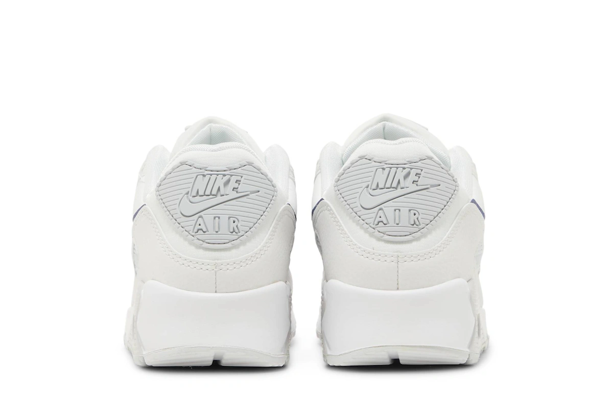 (Women) Nike Air Max 90 'White Metallic Blue' DX0115-100