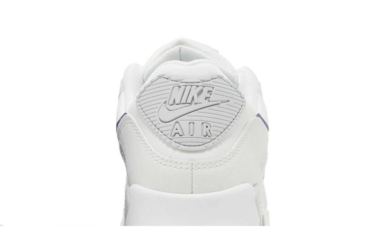 (Women) Nike Air Max 90 'White Metallic Blue' DX0115-100