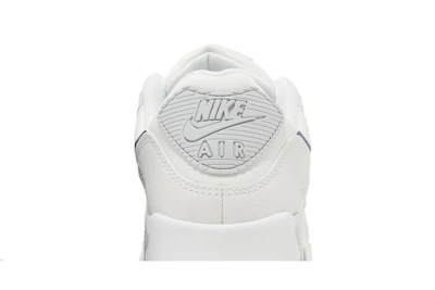 (Women) Nike Air Max 90 'White Metallic Blue' DX0115-100