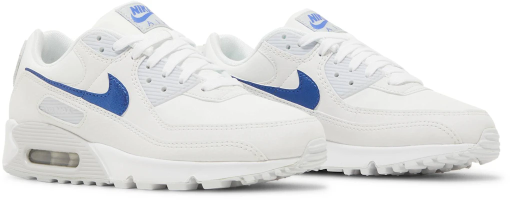 (W) 나이키 에어맥스 90 '화이트 메탈릭 블루' DX0115-100 Cheap (W) 나이키 에어맥스 90 '화이트 메탈릭 블루' DX0115-100