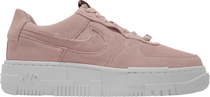 Womens nike air 2025 force 1 pink suede
