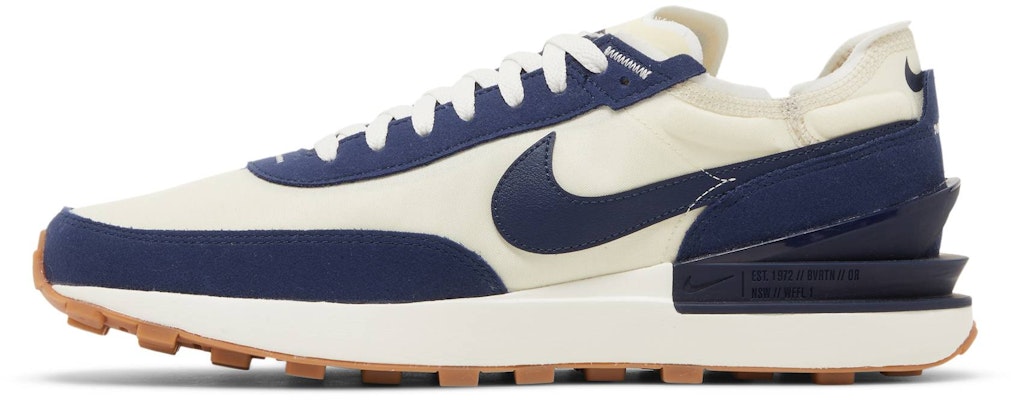 Nike Waffle One SE 'Coconut Milk/Sail/Gum Medium Brown/Midnight Navy' DQ7685-101 Lookbook Nike Waffle One SE 'Coconut Milk/Sail/Gum Medium Brown/Midnight Navy' DQ7685-101