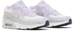 Cheap (Kanak-Kanak) Nike Air Max 90 LTR 'Putih/Ungu Frost/Platinum/Perak Metalik' CD6864-123