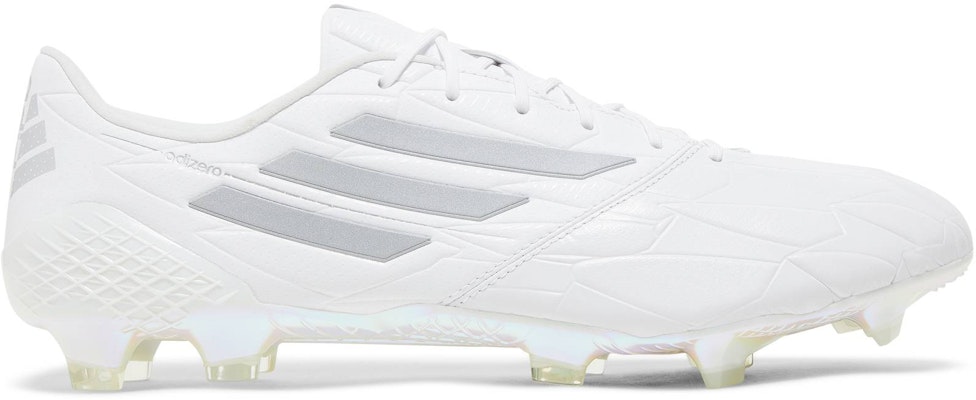 adidas Adizero F50 4 Leather FG White Silver Metallic GX3911