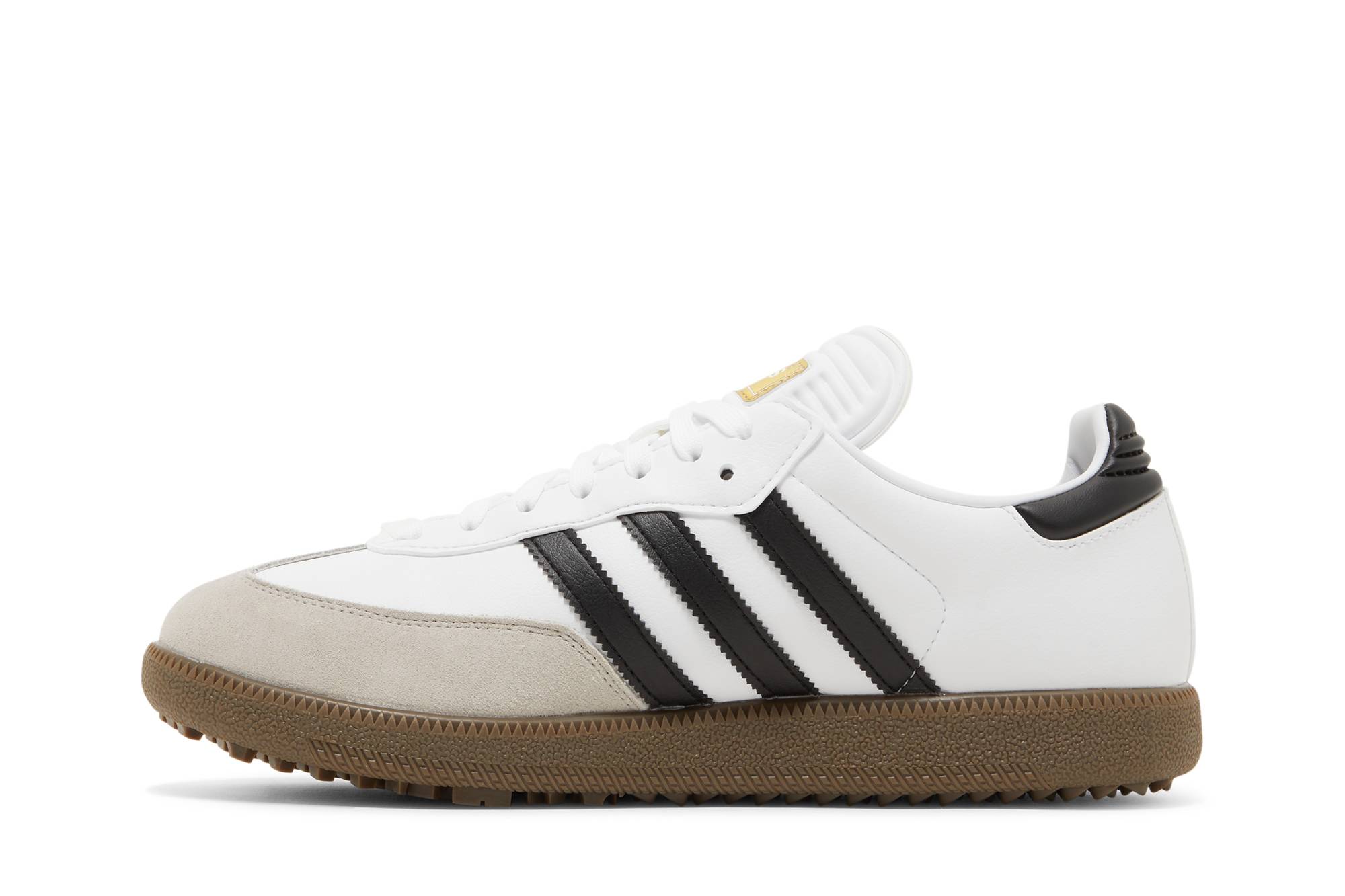 Lookbook 愛迪達Samba OG無釘高爾夫限量版「白色黑色膠底」HP7879