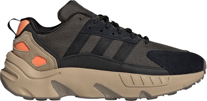 Buy adidas ZX 22 Boost Shadow Olive Orange GX7006 Novelship