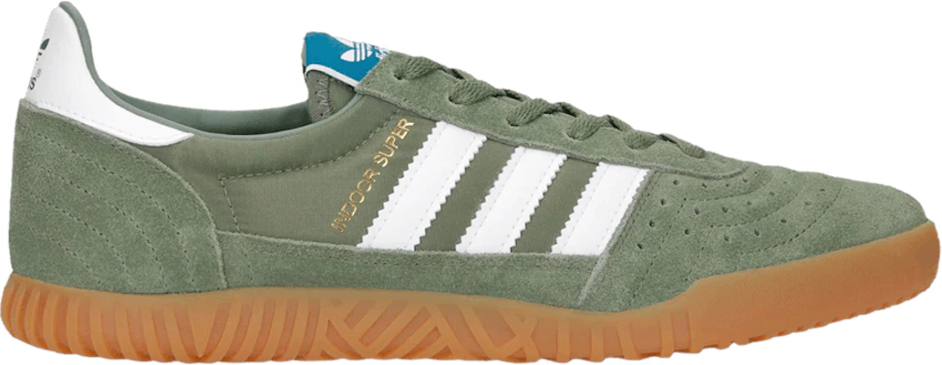 Adidas indoor super shoes best sale green
