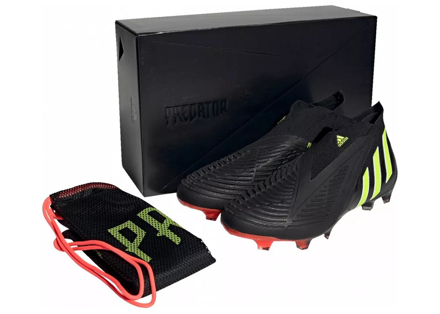 Beli adidas Predator Edge.1 FG 'Black Team Solar Yellow' GW1032 - Novelship