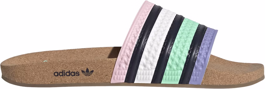 adidas-adilette-slide-cork-pulse-mint-legend-ink
