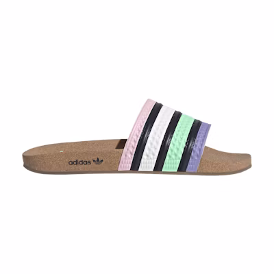 adidas Adilette Slide 'Cork - Pulse Mint Legend Ink'