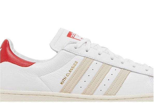 Red and 2025 white adidas superstars