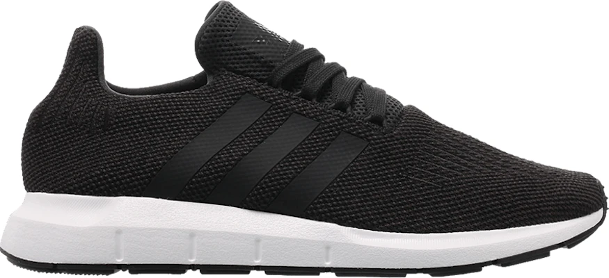 Adidas swift run black white carbon best sale