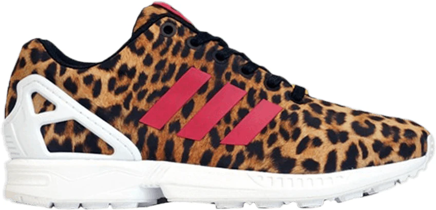 Adidas zx flux leopard best sale print