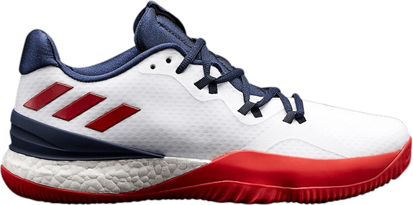 Adidas crazylight boost 2018 white sales