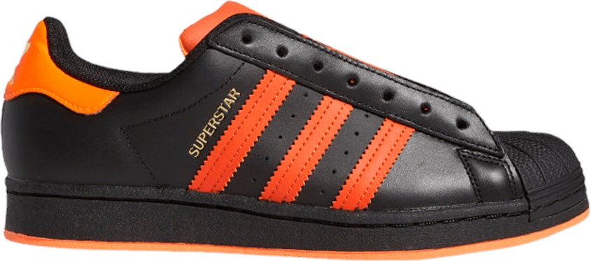 adidas Superstar Laceless Black Solar Orange FV3021 FV3021