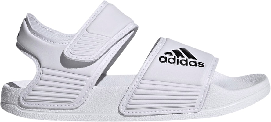 (Grade School) adidas Adilette Sandal 'White Black' GW0342 Buy (Grade School) adidas Adilette Sandal 'White Black' GW0342