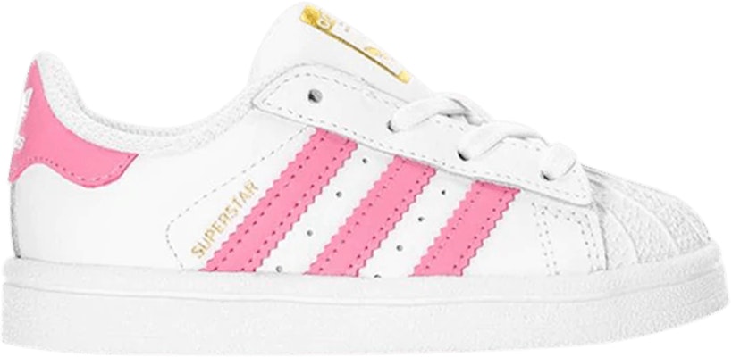 Toddler adidas Superstar White Light Pink BY3720 BY3720