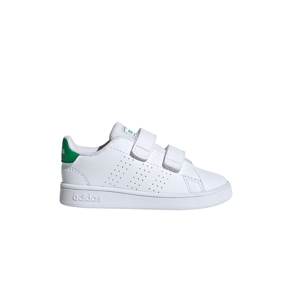 adidas advantage white green