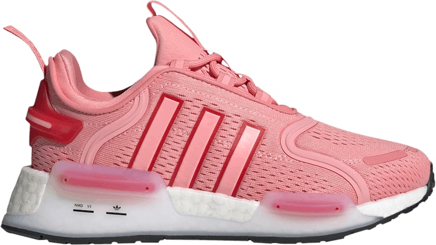 Grade School adidas NMD V3 Super Pop Scarlet HQ1668 HQ1668