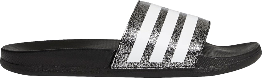 adidas-adilette-comfort-slide-black-glitter-gs
