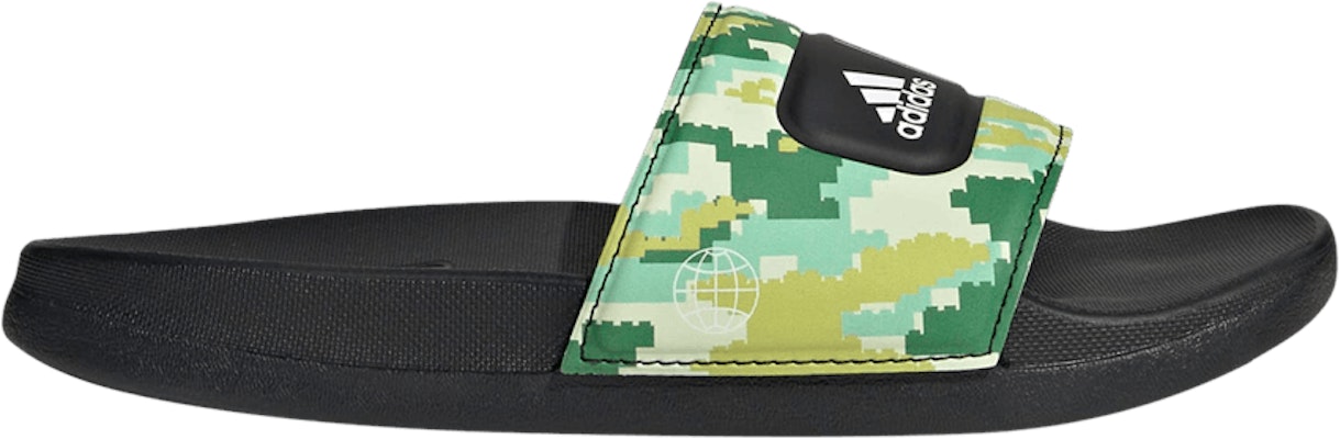 (Grade School) LEGO x adidas Adilette Slide 'Digi Camo - Green' HP7595 Buy (Grade School) LEGO x adidas Adilette Slide 'Digi Camo - Green' HP7595