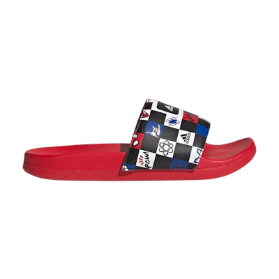 (GS) Disney adidas Adilette CMFT Slide 'Spider-Man Checkerboard'