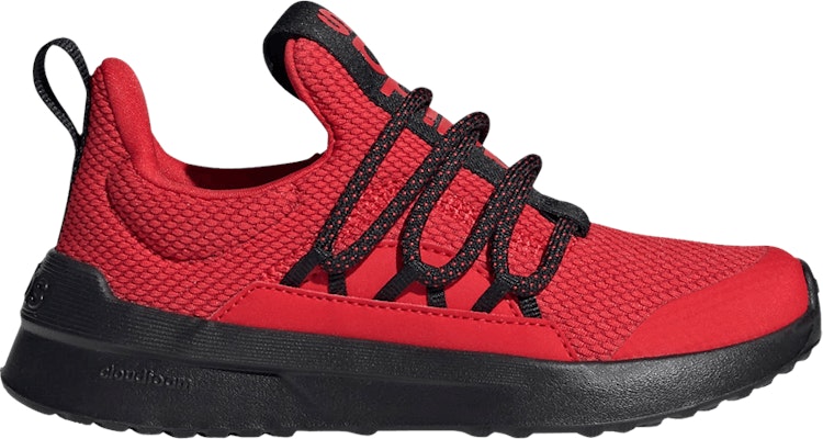 Grade School adidas Lite Racer Adapt 5.0 Vivid Red Black GW4163