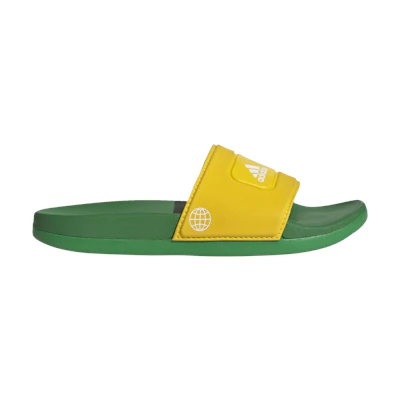 (GS) LEGO adidas Adilette Slide 'Equipment Yellow Green'