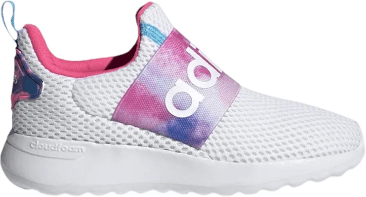 Grade School adidas Lite Racer Adapt 4.0 White Acid Wash GW4243