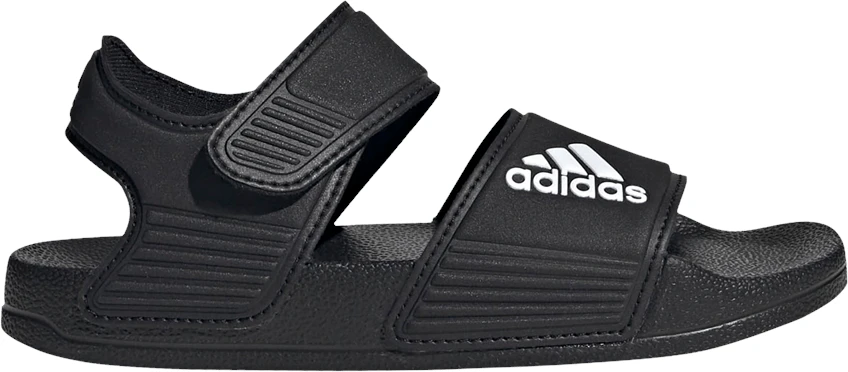 adidas-adilette-sandal-black-white-gs