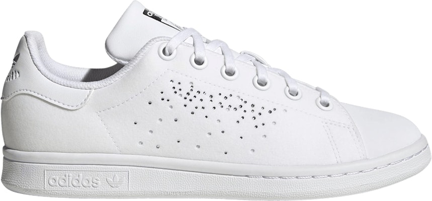 All white stan smith grade school sales