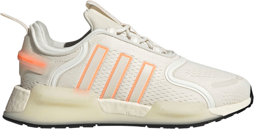 Nmd white top orange