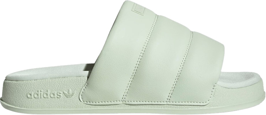 Adilette linen green sales