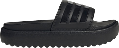 (Women) adidas Adilette Platform Slide 'Triple Black' HQ6179 (Women) adidas Adilette Platform Slide 'Triple Black' HQ6179