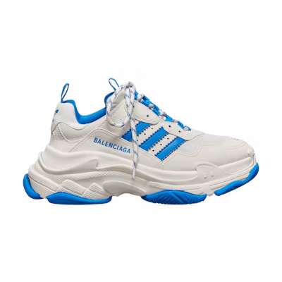 (W) Balenciaga adidas Triple S Sneaker 'White Blue'