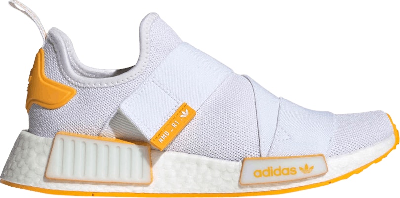Women adidas NMD R1 Strap White Collegiate Gold HP2360 HP2360
